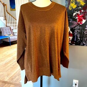 Tahari shimmer sweater, 1X